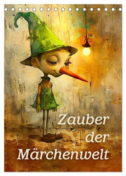 Zauber der Märchenwelt (Tischkalender 2027 DIN A5 hoch) CALVENDO Monatskalender