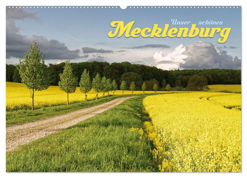 Unser schönes Mecklenburg (Wandkalender 2027 DIN A2 quer) CALVENDO Monatskalender