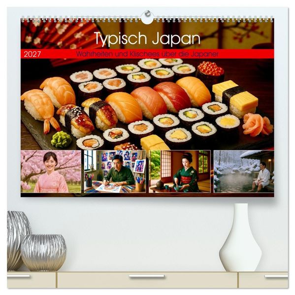 Typisch Japan. Wahrheiten und Klischees über die Japaner (hochwertiger Premium Wandkalender 2027 DIN A2 quer) Kunstdruck in Hochglanz
