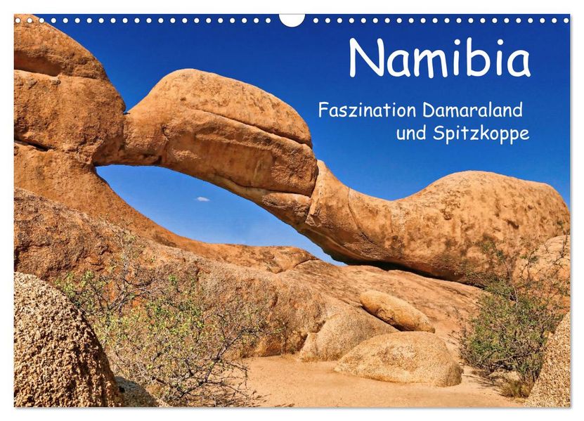 Namibia - Faszination Damaraland und Spitzkoppe (Wandkalender 2027 DIN A3 quer) CALVENDO Monatskalender