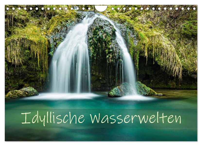 Idyllische Wasserwelten (Wandkalender 2027 DIN A4 quer) CALVENDO Monatskalender