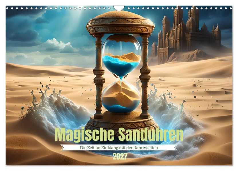 Magische Sanduhren (Wandkalender 2027 DIN A3 quer) CALVENDO Monatskalender