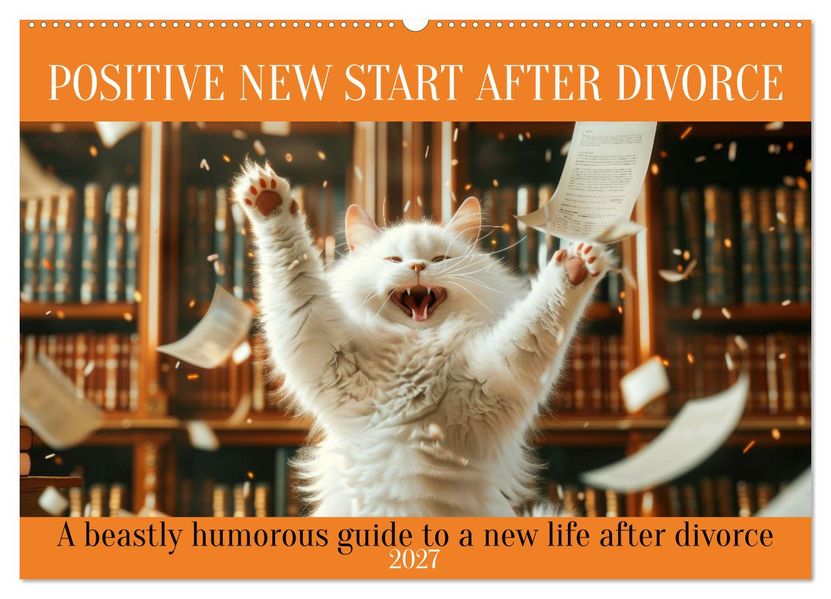 Positive new start after divorce (Wall Calendar 2027 DIN A2 landscape) CALVENDO 12 Month Wall Calendar