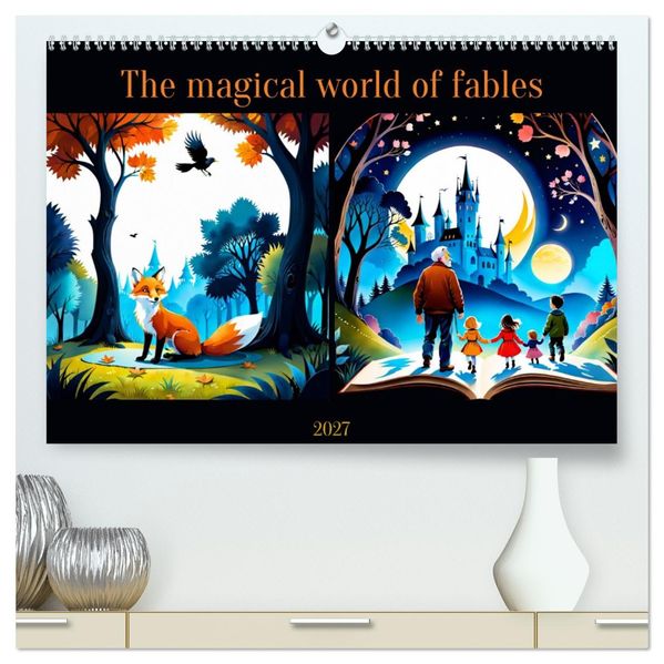 The magical world of fables (High Quality Premium Wall Calendar 2027 DIN A2 landscape)CALVENDO 12 Month Wall Calendar