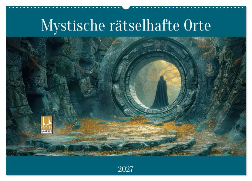 Mystische rätselhafte Orte (Wandkalender 2027 DIN A2 quer) CALVENDO Monatskalender