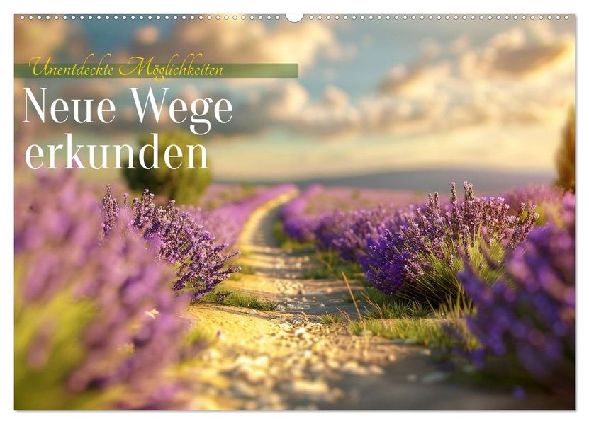 Neue Wege erkunden (Wandkalender 2027 DIN A2 quer) CALVENDO Monatskalender