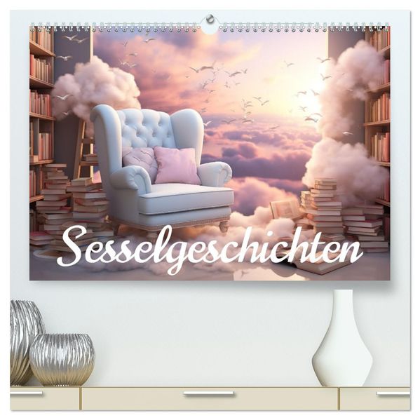 Sesselgeschichten (hochwertiger Premium Wandkalender 2027 DIN A2 quer) Kunstdruck in Hochglanz