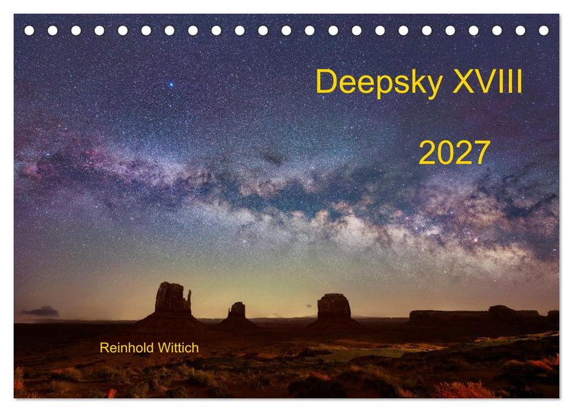 Deepsky XVIII (Tischkalender 2027 DIN A5 quer) CALVENDO Monatskalender