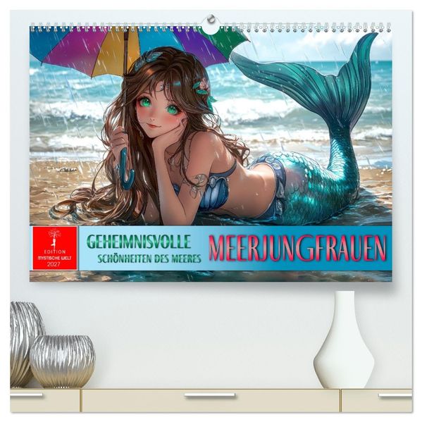 Meerjungfrauen - geheimnisvolle Schönheiten des Meeres (hochwertiger Premium Wandkalender 2027 DIN A2 quer) Kunstdruck in Hochglanz