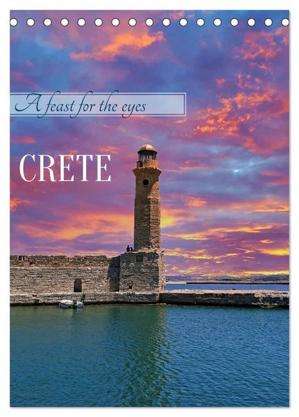 A feast for the eyes - Crete (Desk Calendar 2027 DIN A5 portrait) CALVENDO 12 Month DeskCalendar