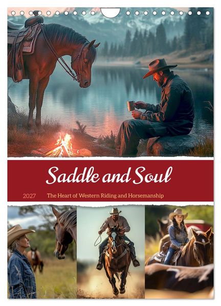 Saddle and Soul (Wall Calendar 2027 DIN A4 portrait) CALVENDO 12 Month Wall Calendar