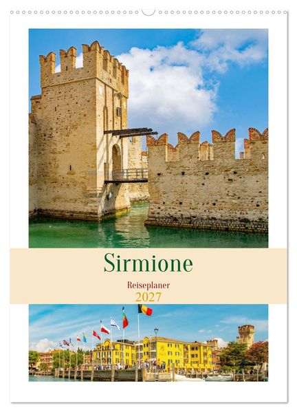 Sirmione - Reiseplaner (Wandkalender 2027 DIN A2 hoch) CALVENDO Monatskalender