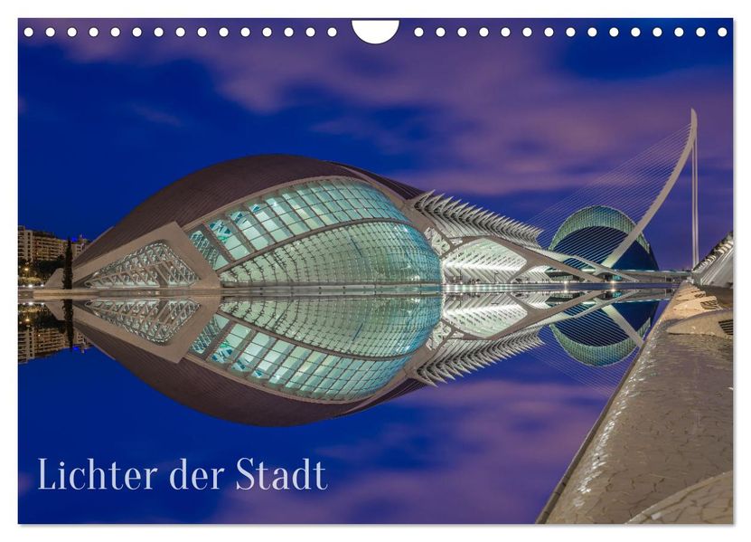 Lichter der Stadt (Wandkalender 2027 DIN A4 quer) CALVENDO Monatskalender