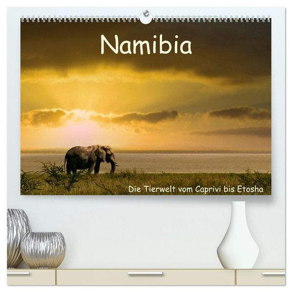 Namibia - Die Tierwelt vom Caprivi bis Etosha (hochwertiger Premium Wandkalender 2027 DIN A2 quer) Kunstdruck in Hochglanz