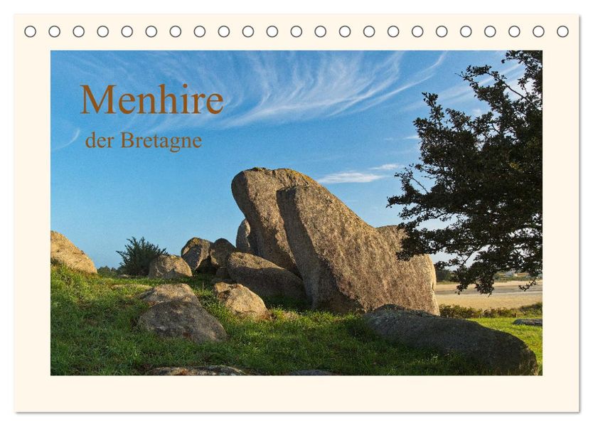 Menhire der Bretagne (Tischkalender 2027 DIN A5 quer) CALVENDO Monatskalender