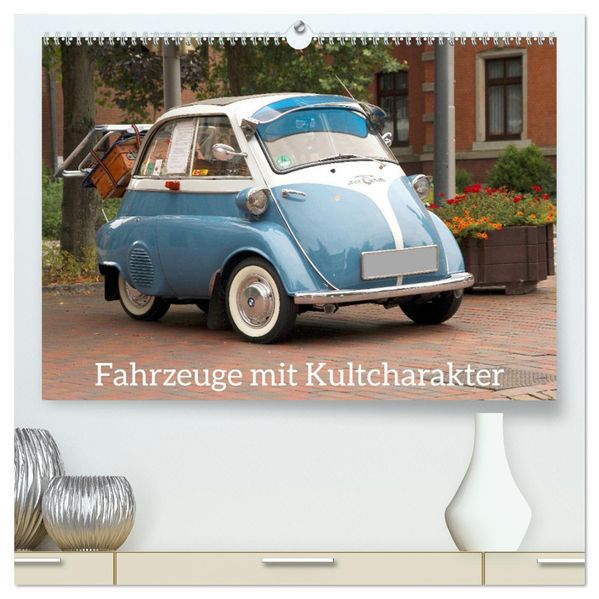 Fahrzeuge mit Kultcharakter (hochwertiger Premium Wandkalender 2027 DIN A2 quer) Kunstdruck in Hochglanz