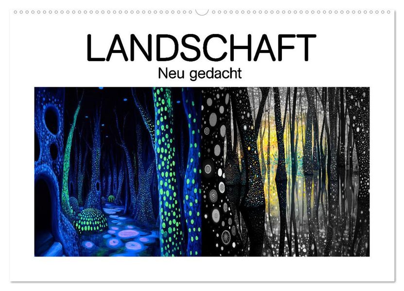 Landschaft - Neu gedacht (Wandkalender 2027 DIN A2 quer) CALVENDO Monatskalender