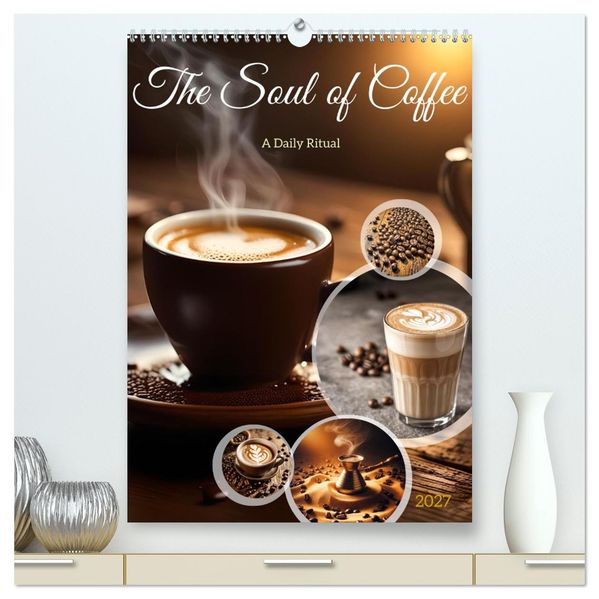 The Soul of Coffee - A Daily Ritual (High Quality Premium Wall Calendar 2027 DIN A2 portrait)CALVENDO 12 Month Wall Calendar