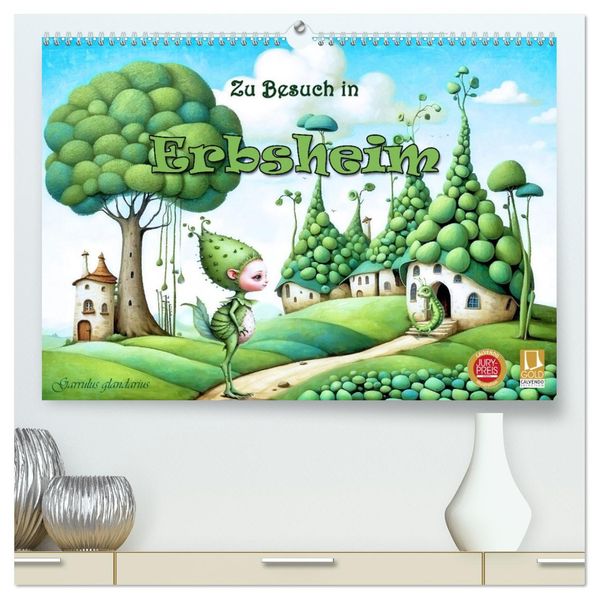 Zu Besuch in Erbsheim (hochwertiger Premium Wandkalender 2027 DIN A2 quer) Kunstdruck in Hochglanz
