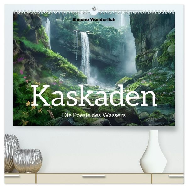 Kaskaden - Die Poesie des Wassers (hochwertiger Premium Wandkalender 2027 DIN A2 quer) Kunstdruck in Hochglanz
