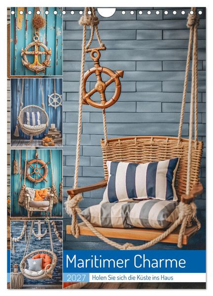 Maritimer Charme (Wandkalender 2027 DIN A4 hoch) CALVENDO Monatskalender