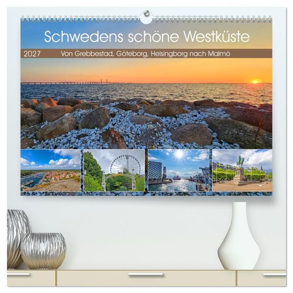 Schwedens schöne Westküste (hochwertiger Premium Wandkalender 2027 DIN A2 quer) Kunstdruck in Hochglanz