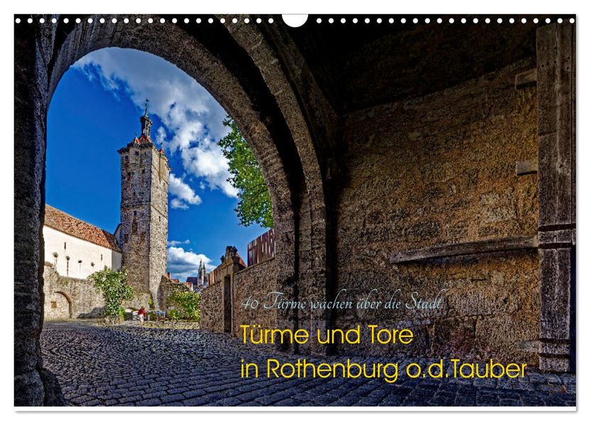 Türme und Tore (Wandkalender 2027 DIN A3 quer) CALVENDO Monatskalender