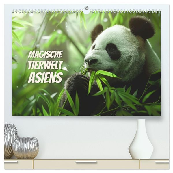 Magische Tierwelt Asiens (hochwertiger Premium Wandkalender 2027 DIN A2 quer) Kunstdruck in Hochglanz