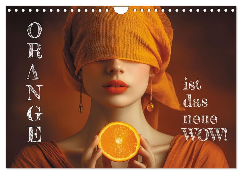 Orange ist das neue WOW! (Wandkalender 2027 DIN A4 quer) CALVENDO Monatskalender