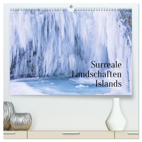 Surreale Landschaften Islands (hochwertiger Premium Wandkalender 2027 DIN A2 quer) Kunstdruck in Hochglanz