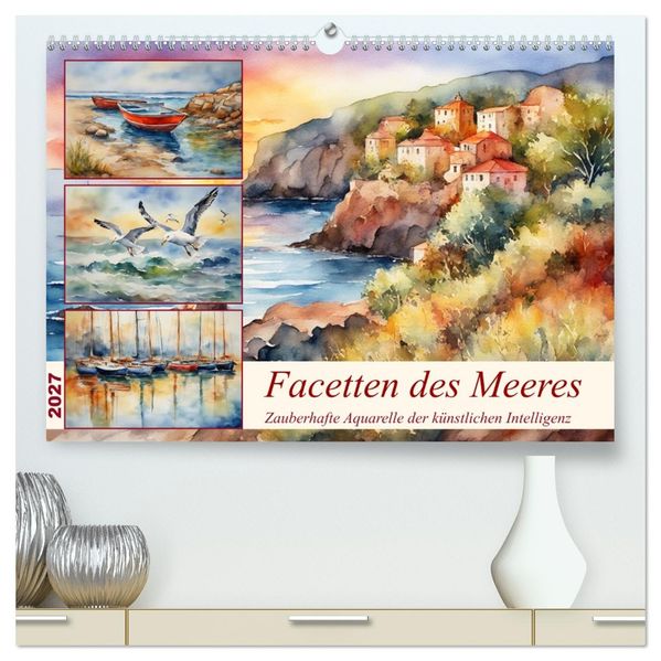 Facetten des Meeres (hochwertiger Premium Wandkalender 2027 DIN A2 quer) Kunstdruck in Hochglanz