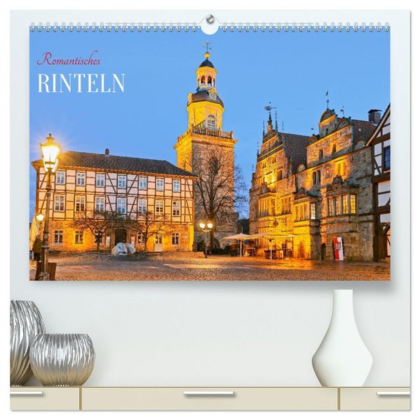 Romantisches RINTELN (hochwertiger Premium Wandkalender 2027 DIN A2 quer) Kunstdruck in Hochglanz