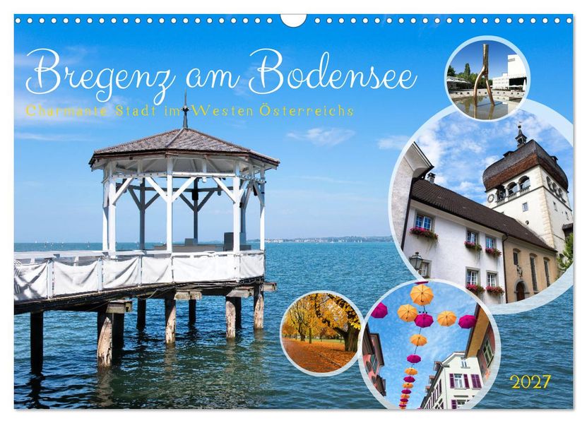 Bregenz am Bodensee (Wandkalender 2027 DIN A3 quer) CALVENDO Monatskalender