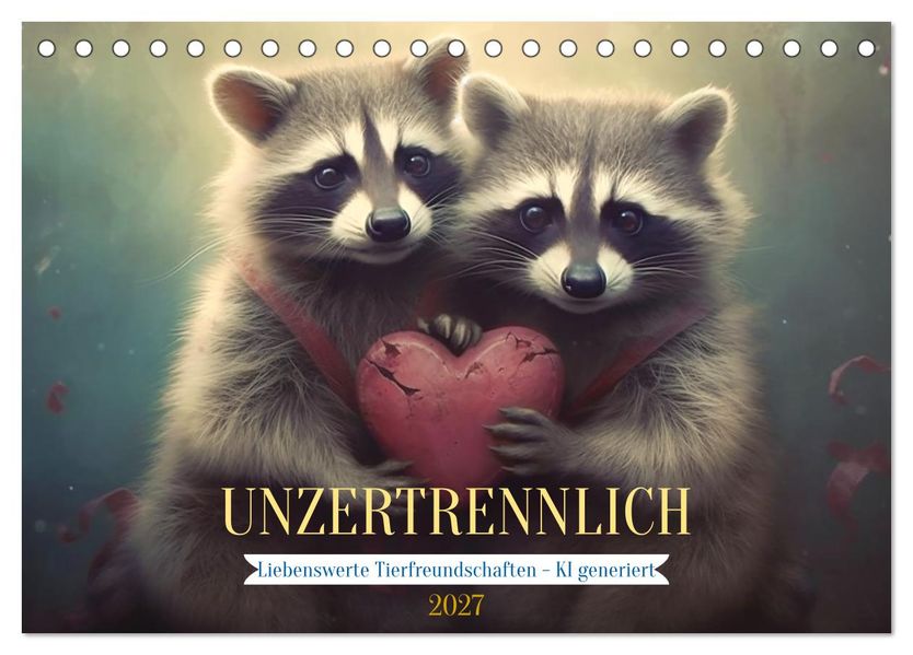 Unzertrennlich (Tischkalender 2027 DIN A5 quer) CALVENDO Monatskalender