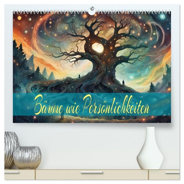 Bäume wie Persönlichkeiten (hochwertiger Premium Wandkalender 2027 DIN A2 quer) Kunstdruck in Hochglanz
