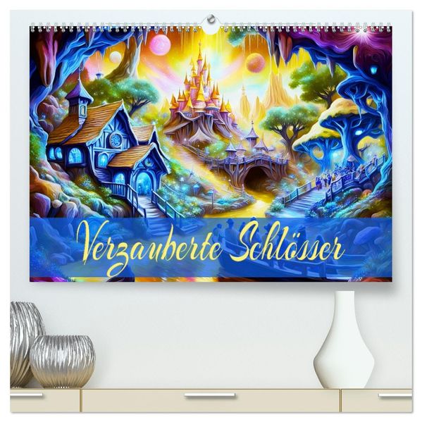 Verzauberte Schlösser (hochwertiger Premium Wandkalender 2027 DIN A2 quer) Kunstdruck in Hochglanz