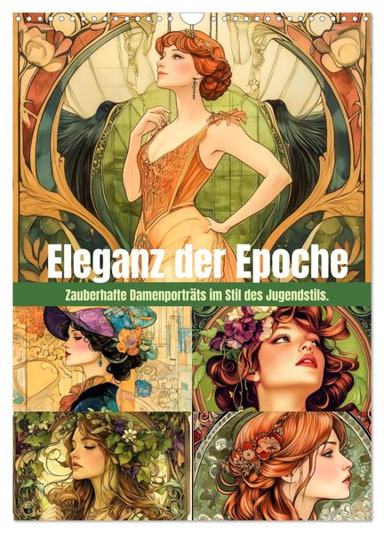 Eleganz der Epoche (Wandkalender 2027 DIN A3 hoch) CALVENDO Monatskalender