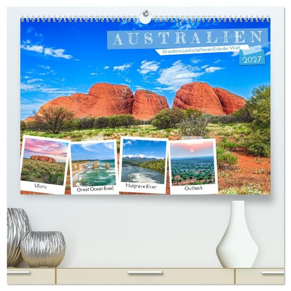 Australien - Grandiose Landschaften am Ende der Welt (hochwertiger Premium Wandkalender 2027 DIN A2 quer) Kunstdruck in Hochglanz