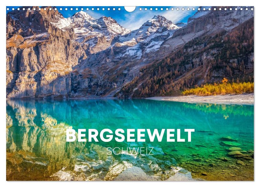 Wunderwelt Schweiz (Wandkalender 2027 DIN A3 quer) CALVENDO Monatskalender