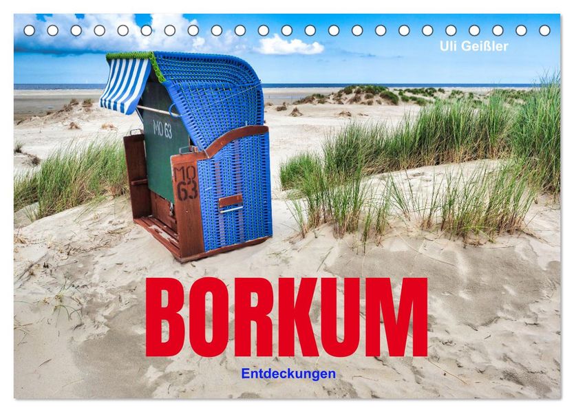 BORKUM Entdeckungen (Tischkalender 2027 DIN A5 quer) CALVENDO Monatskalender