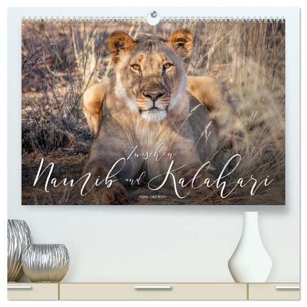 Zwischen Namib und Kalahari (hochwertiger Premium Wandkalender 2027 DIN A2 quer) Kunstdruck in Hochglanz