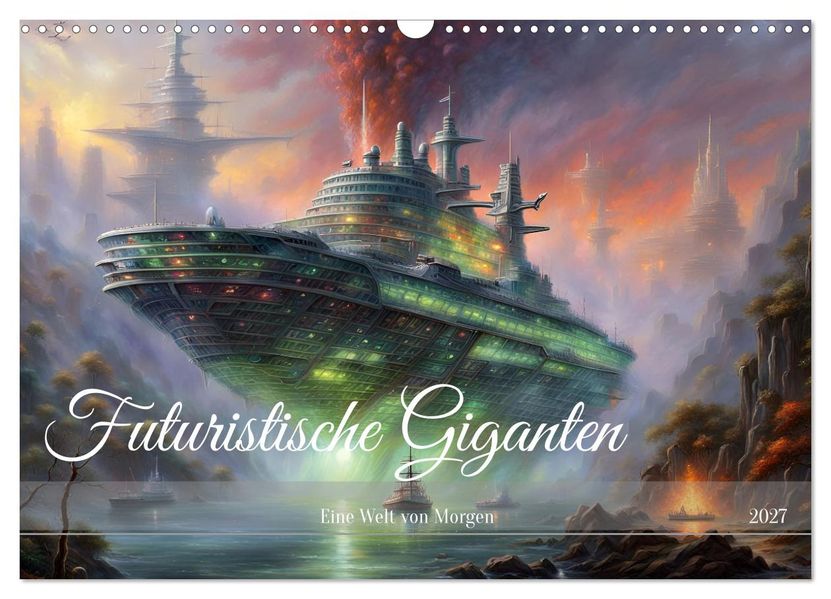 Futuristische Giganten Eine Welt von Morgen (Wandkalender 2027 DIN A3 quer) CALVENDO Monatskalender