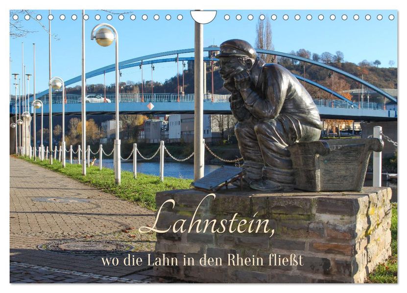 Lahnstein wo die Lahn in den Rhein fließt (Wandkalender 2027 DIN A4 quer) CALVENDO Monatskalender