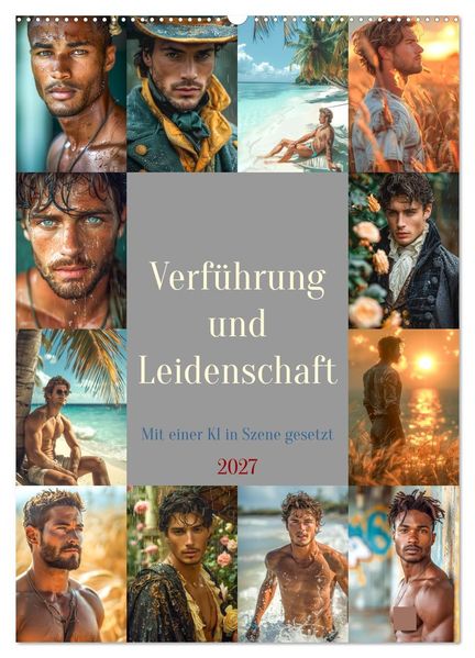 Verführung und Leidenschaft (Wandkalender 2027 DIN A2 hoch) CALVENDO Monatskalender