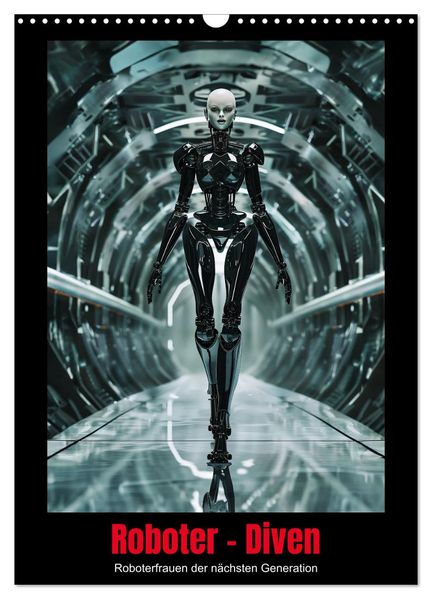Roboter - Diven (Wandkalender 2027 DIN A3 hoch) CALVENDO Monatskalender
