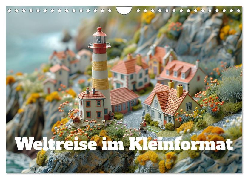 Weltreise im Kleinforma (Wandkalender 2027 DIN A4 quer) CALVENDO Monatskalender