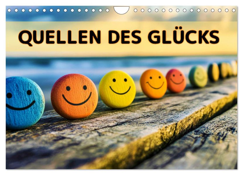 Quellen des Glücks (Wandkalender 2027 DIN A4 quer) CALVENDO Monatskalender