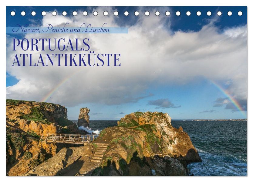Portugals Atlantikküste (Tischkalender 2027 DIN A5 quer) CALVENDO Monatskalender