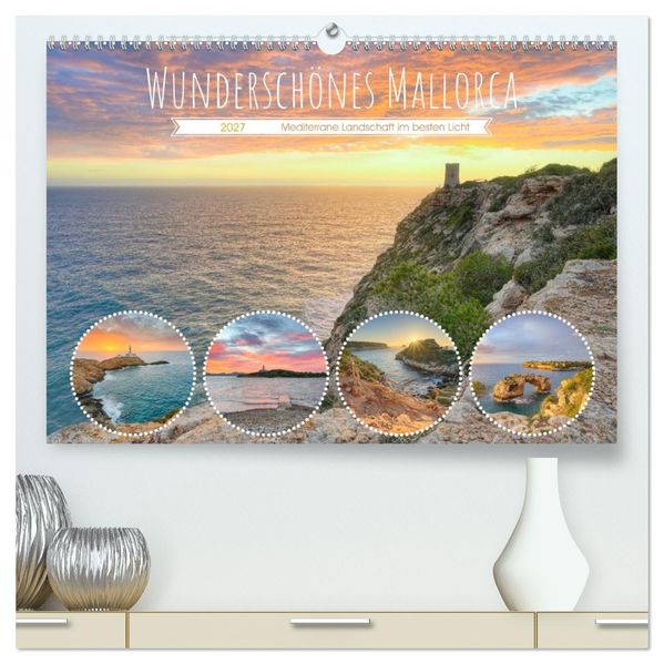 Wunderschönes Mallorca (hochwertiger Premium Wandkalender 2027 DIN A2 quer) Kunstdruck in Hochglanz