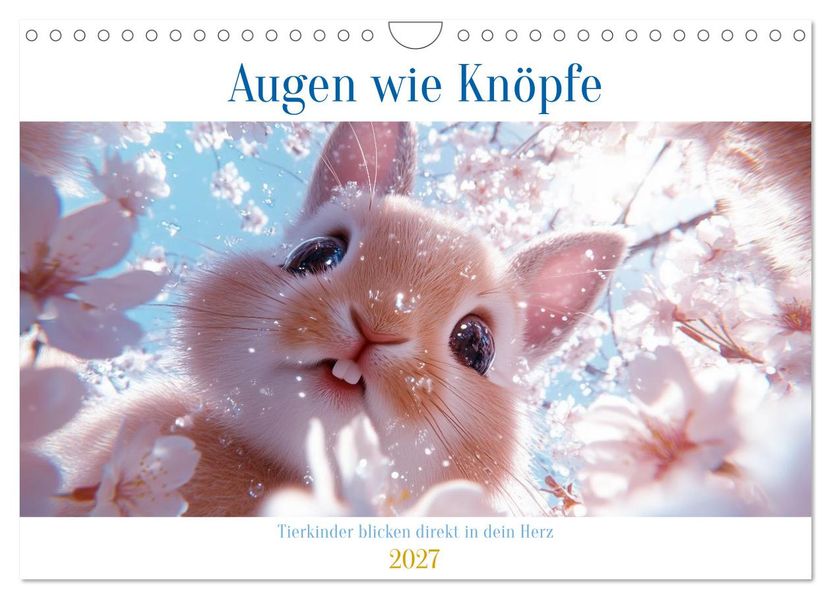 Augen wie Knöpfe (Wandkalender 2027 DIN A4 quer) CALVENDO Monatskalender